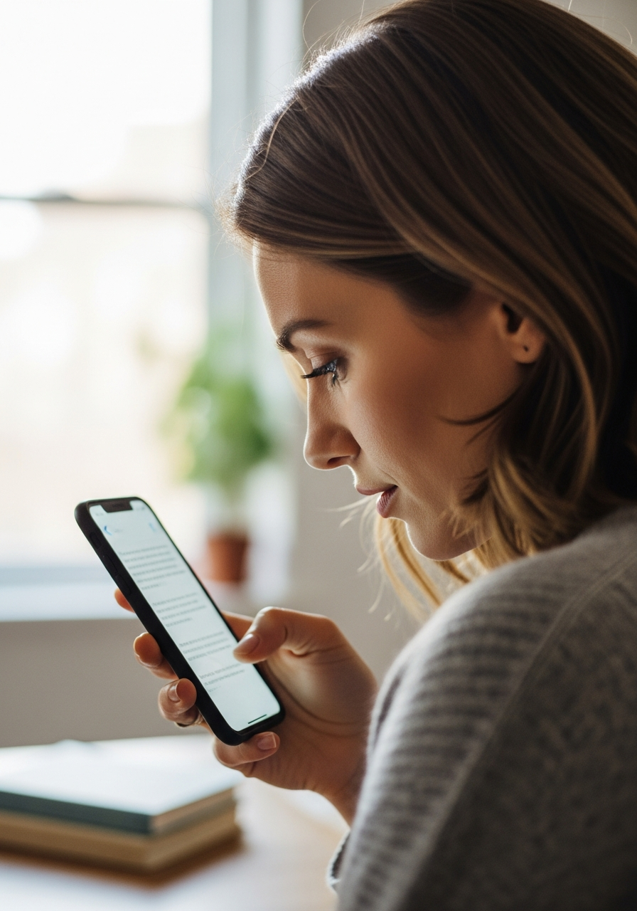 Person searching for a local medical provider on their smartphone